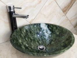 Dandong Green marble round wash basin