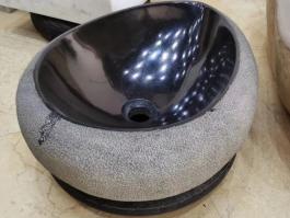 Hainan Black basalt stone basin