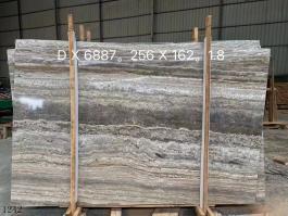 Titanium Silver Travertine