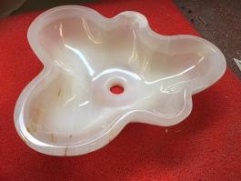 White onyx Irregular wash basin