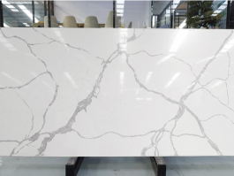 Calacatta marble look quartz stone slab