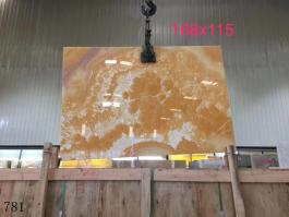 Orange onyx big slab