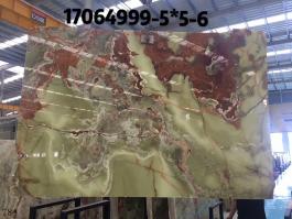 Ancient green onyx slab