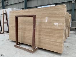 Beige Travertine slab