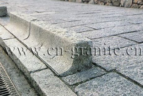 grey granite kerbstone